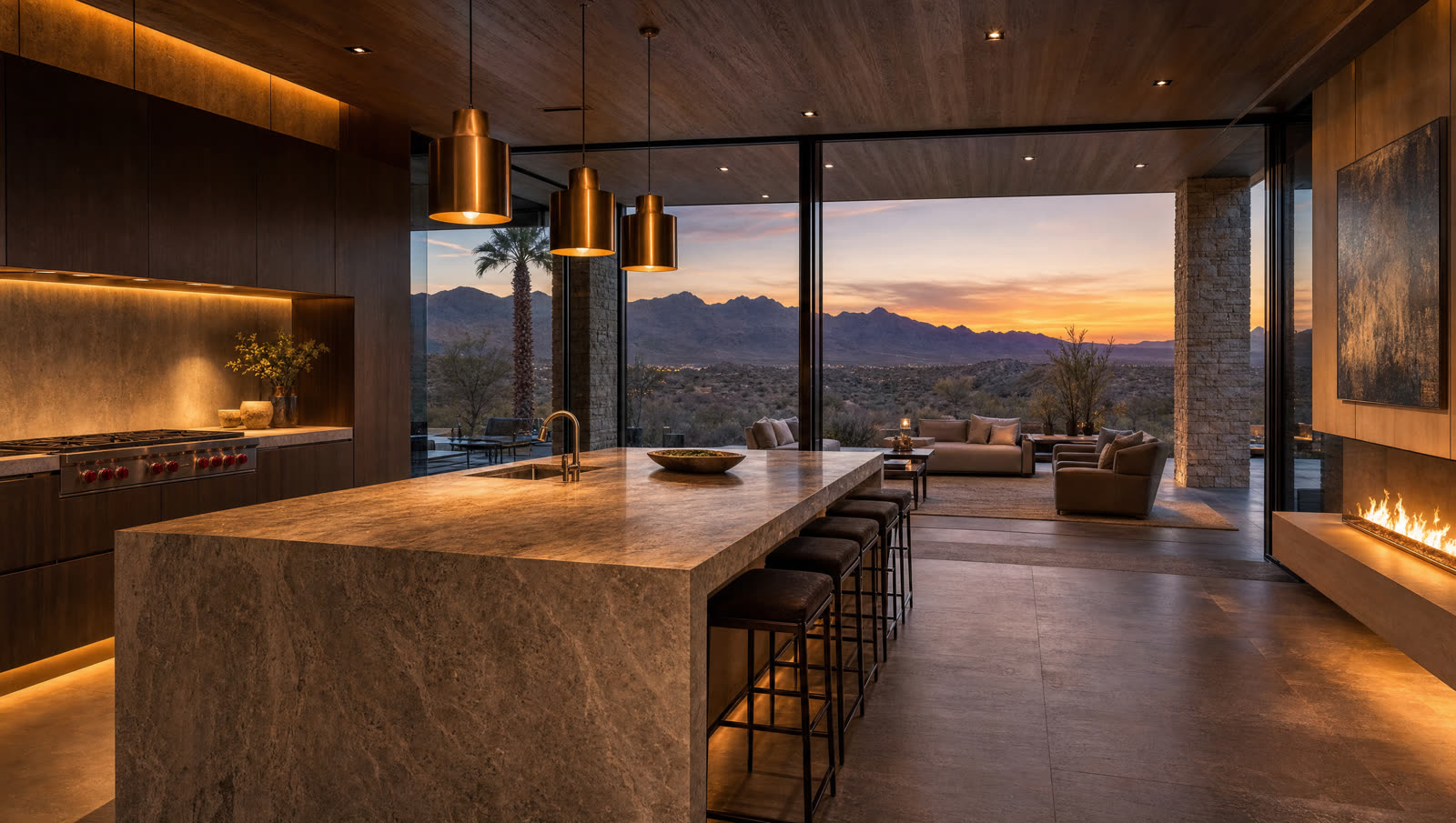 Scene 05: kitchen of the luxury villa