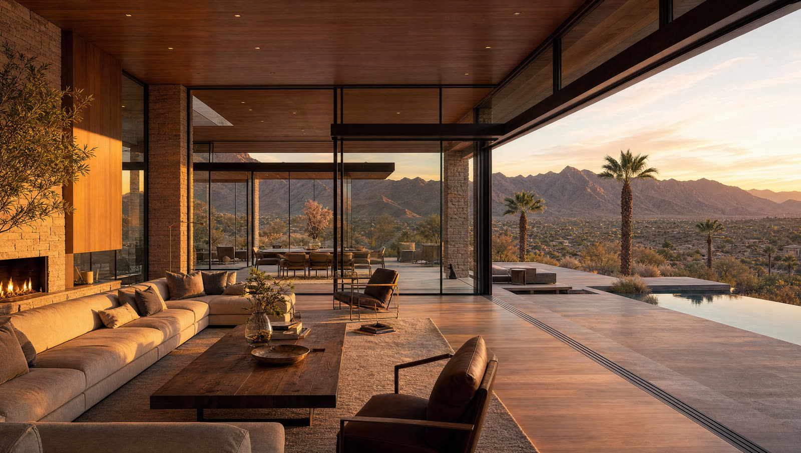 Scene 04: living room of the luxury villa